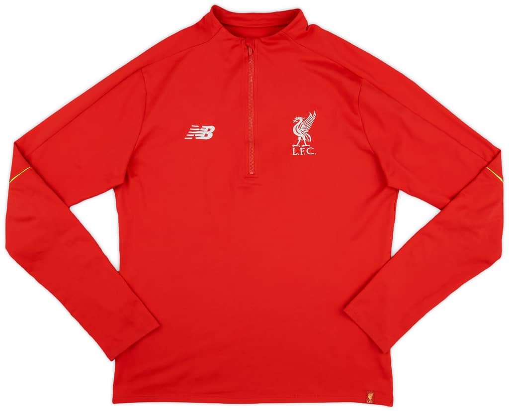 2016-17 Liverpool New Balance 1/4 Zip Training Top - 7/10 - (M)