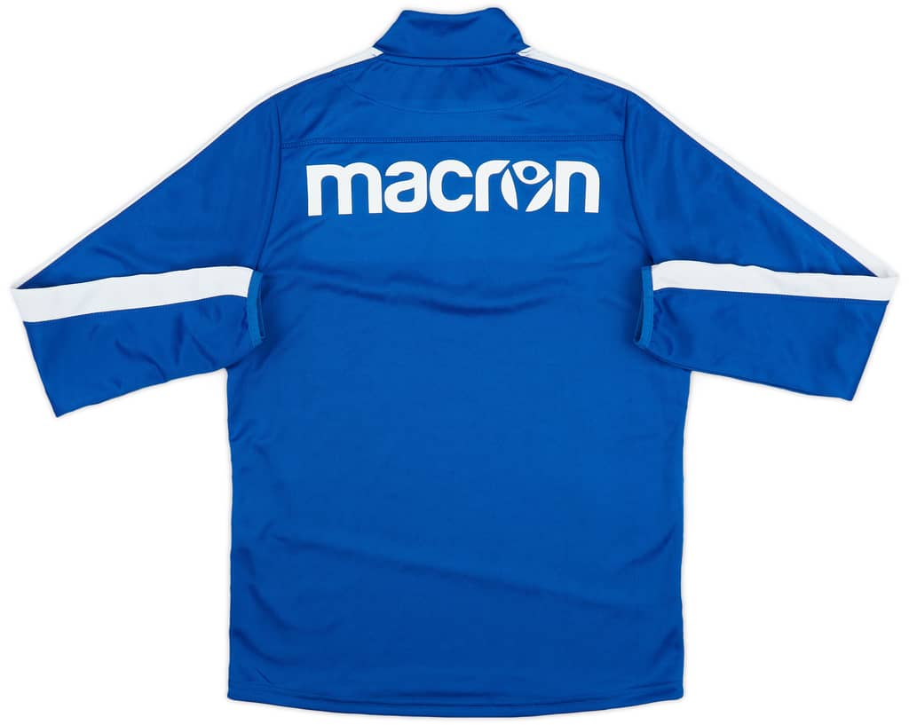 2017-18 Millwall Macron 1/4 Zip Training Top - 7/10 - (S)