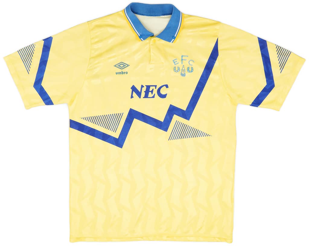 1990-92 Everton Away Shirt - 8/10 - (L)