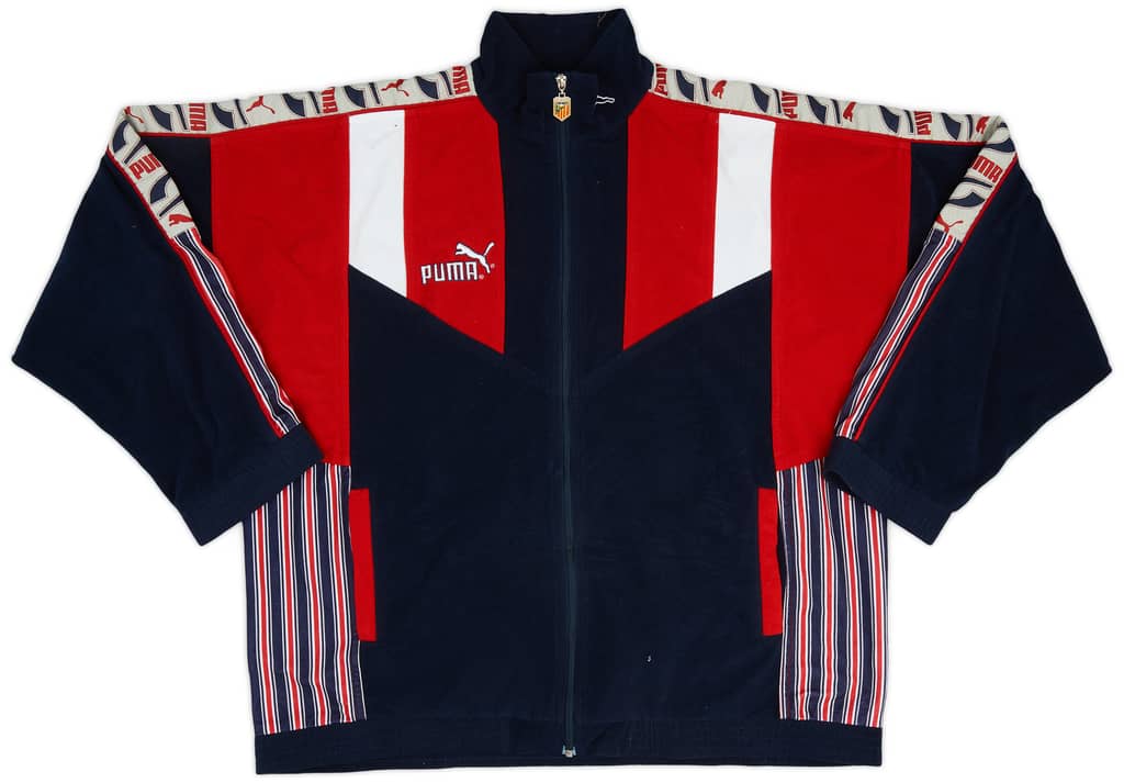 1994-96 Atletico Madrid Puma Track Jacket - 7/10 - (L)