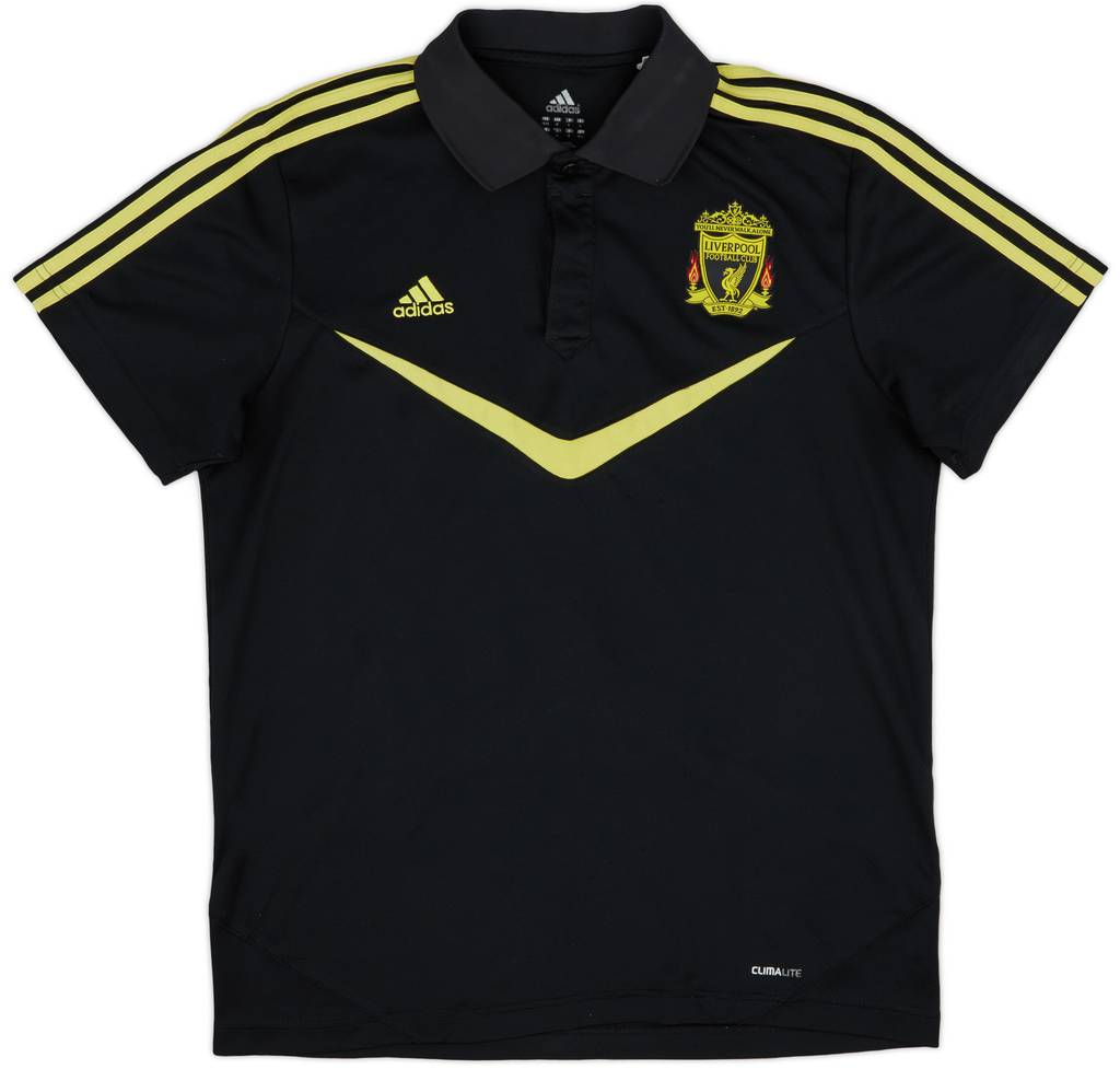 2010-11 Liverpool adidas Training Polo Shirt - 7/10 - (M)