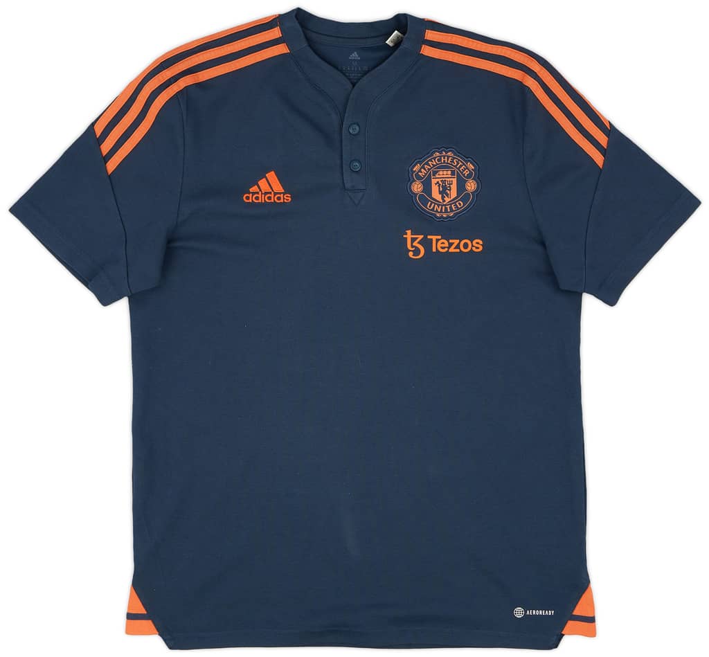 2022-23 Manchester United adidas Polo Shirt - 8/10 - (M)