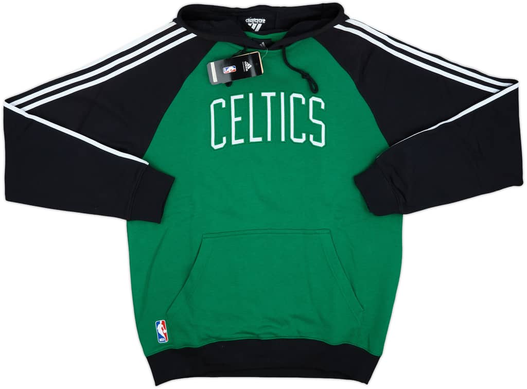 2009-10 Boston Celtics adidas Hooded Sweat Top (L)