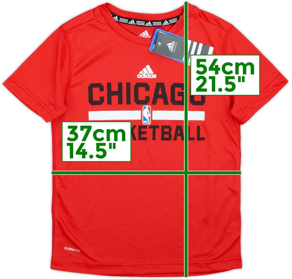 2013-14 Chicago Bulls adidas Training Tee (S.Boys)