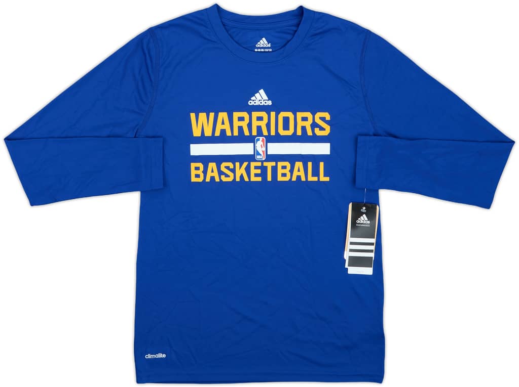 2016-17 Golden State Warriors adidas L/S Training Tee (M.Boys)