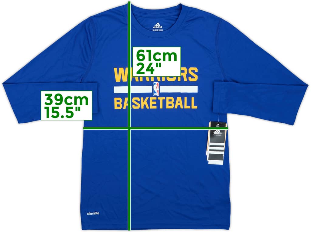 2016-17 Golden State Warriors adidas L/S Training Tee (M.Boys)