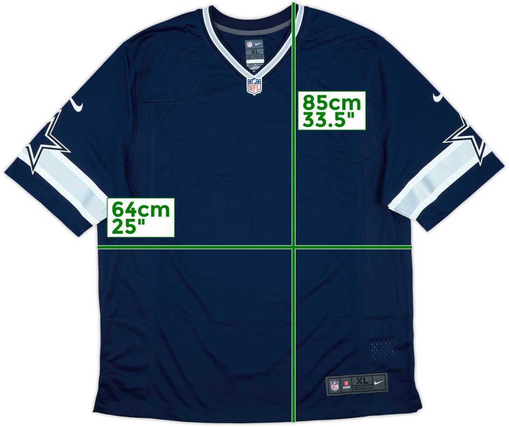 2012-17 Dallas Cowboys Nike Home Jersey - 10/10 - (XL)