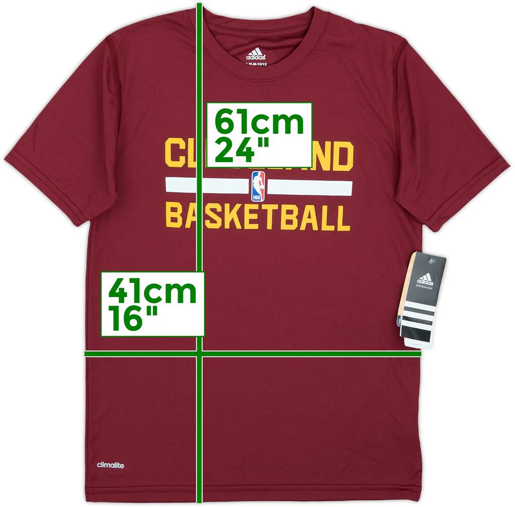 2016-17 Cleveland Cavaliers adidas Training Tee (M.Boys)