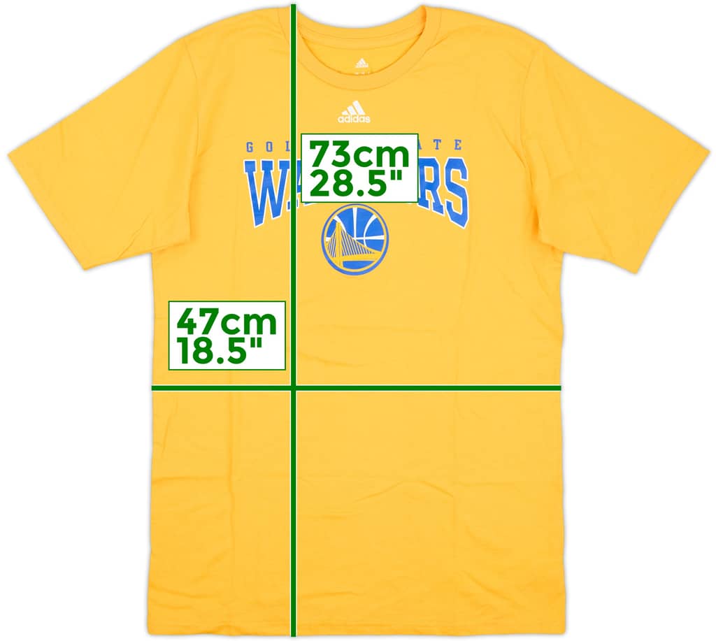 2014-15 Golden State Warriors adidas Tee - 10/10 - (XL.Boys)