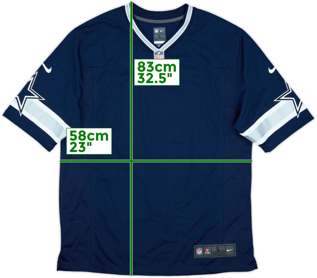 2012-24 Dallas Cowboys Nike Game Home Jersey - 10/10 - (L)