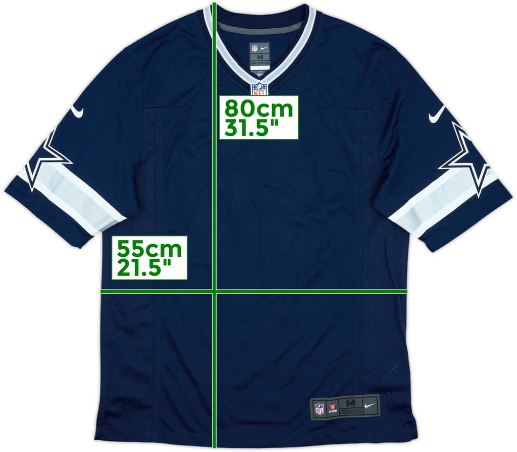 2012-24 Dallas Cowboys Nike Game Home Jersey - 10/10 - (M)