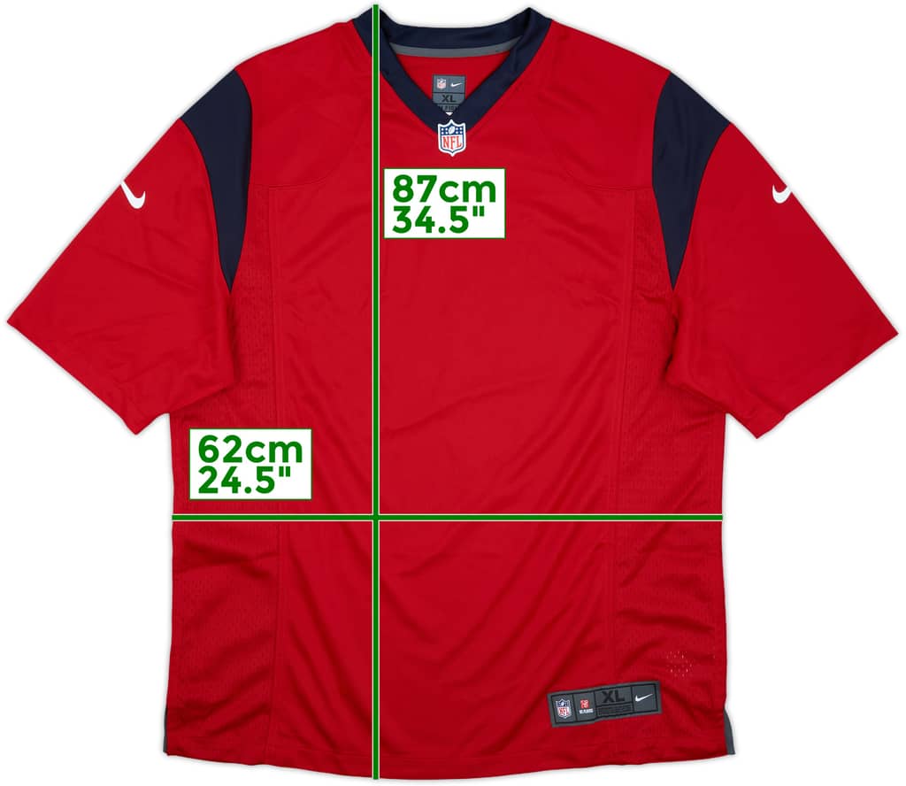 2012-23 Houston Texans Nike Game Template Alternate Jersey - 10/10 - (XL)