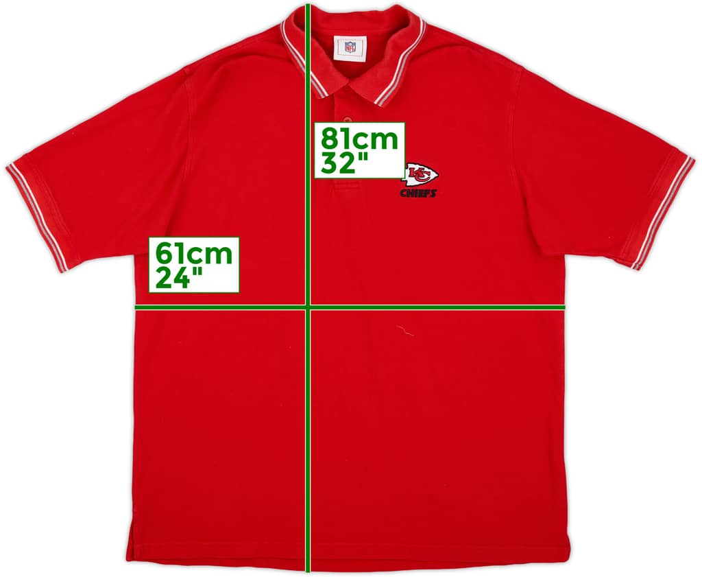 2005 Kansas City Chiefs NFL Polo Shirt - 8/10 - (XL)