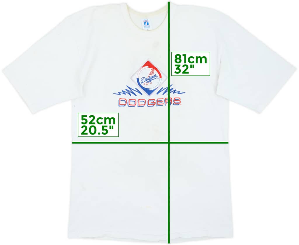 1990s LA Dodgers Logo 7 Tee - 3/10 - (XL)