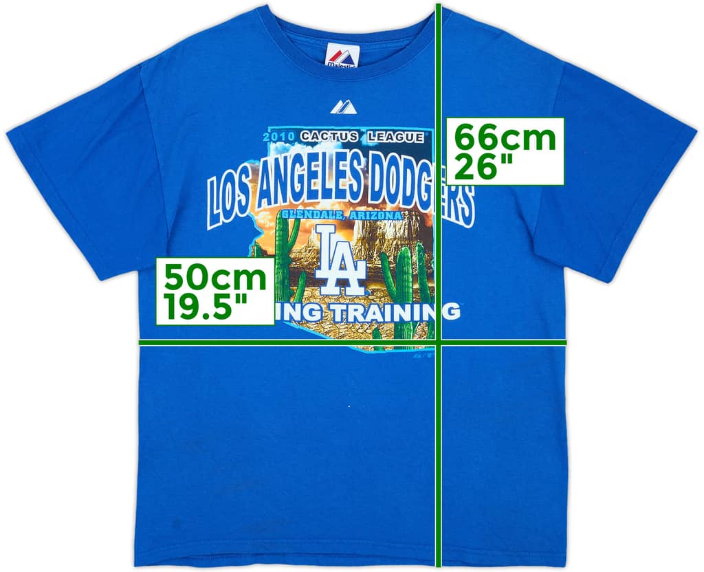 2010 LA Dodgers Spring Training Majestic Tee - 7/10 - (L)