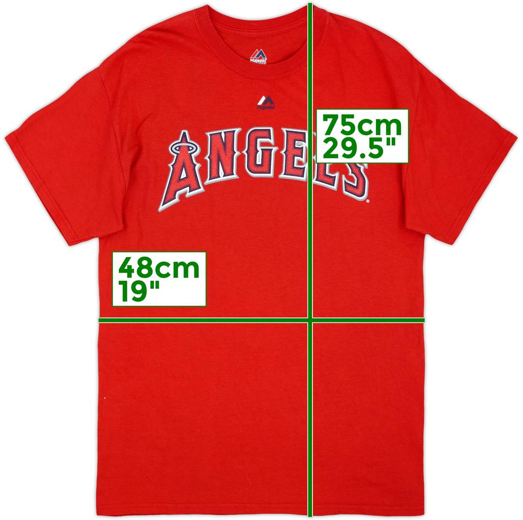 2015 LA Angels Majestic Tee - 8/10 - (M)