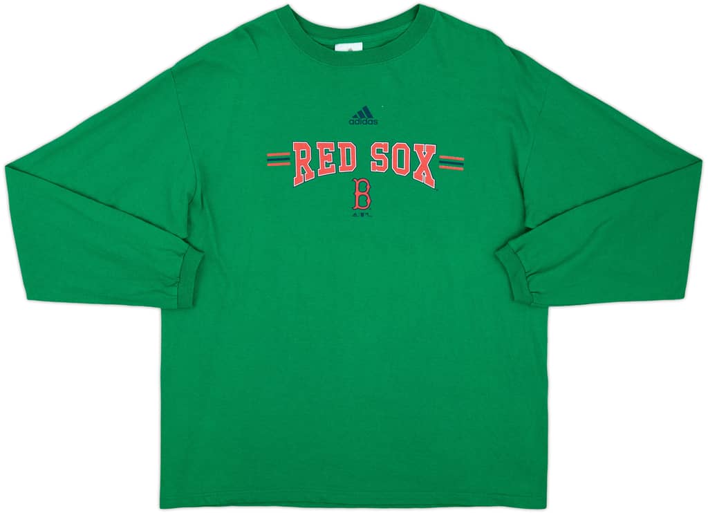 2005 Boston Red Sox adidas L/S Tee - 9/10 - (L)