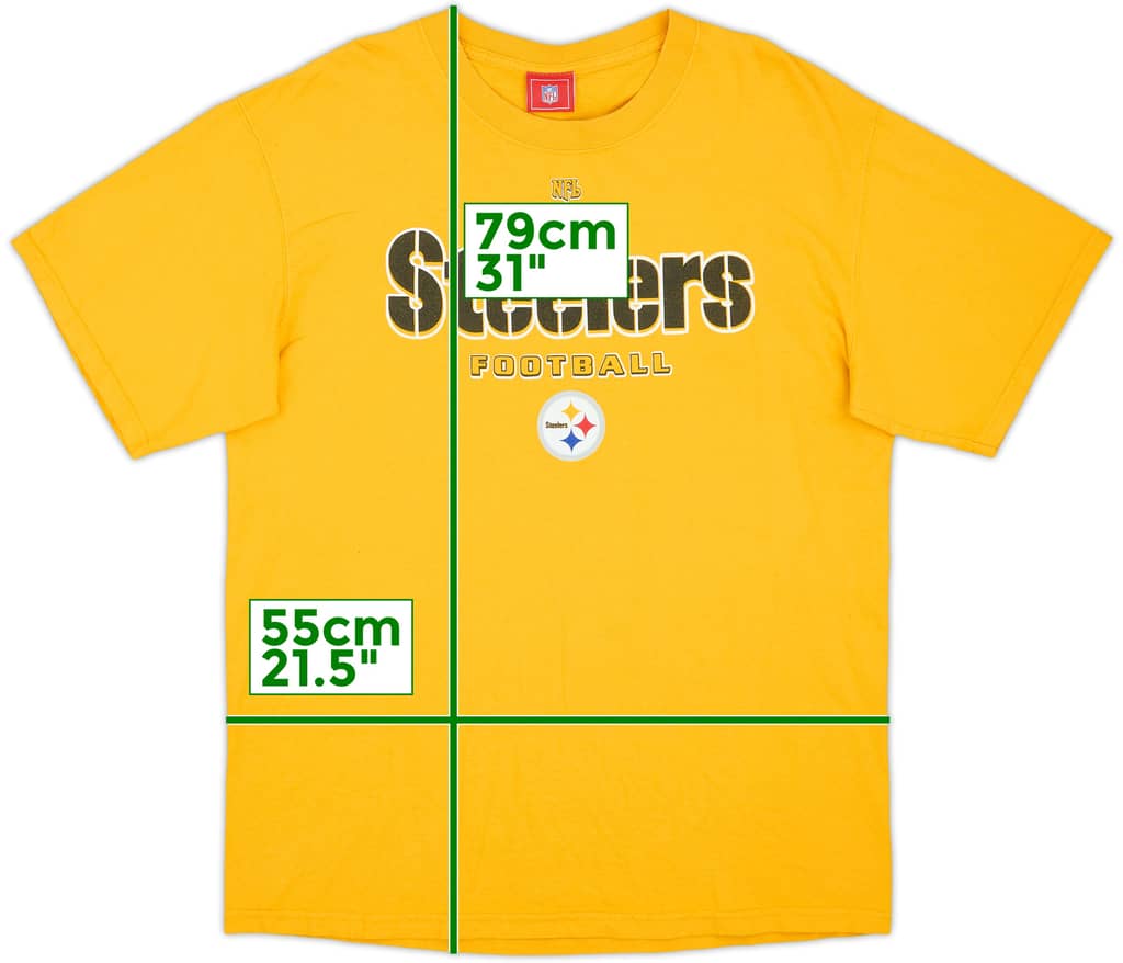 2005 Pittsburgh Steelers NFL Tee - 7/10 - (L)