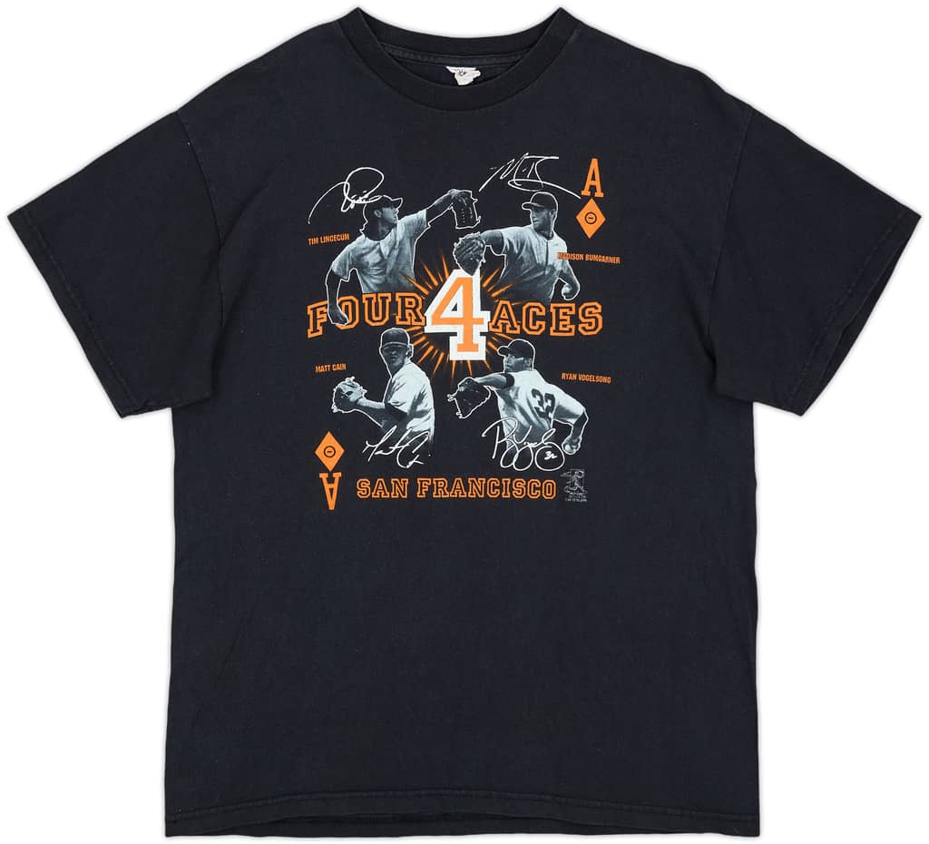 2012 San Francisco Giants 'Four Aces' Graphic Tee - 5/10 - (L)