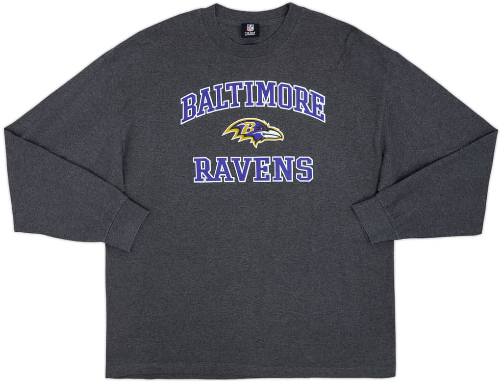 2010 Baltimore Ravens NFL L/S Tee - 9/10 - (XXL)