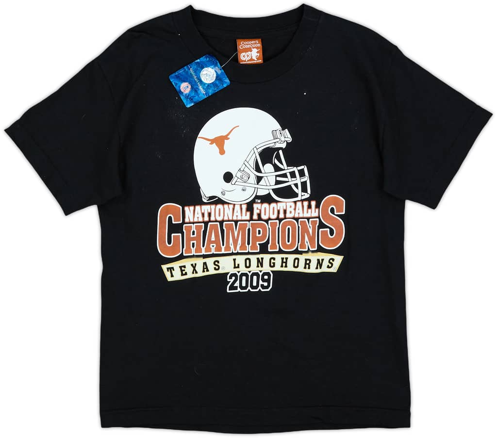 2009 Texas Longhorns National Football Champions Tee - 9/10 - (S.Boys)