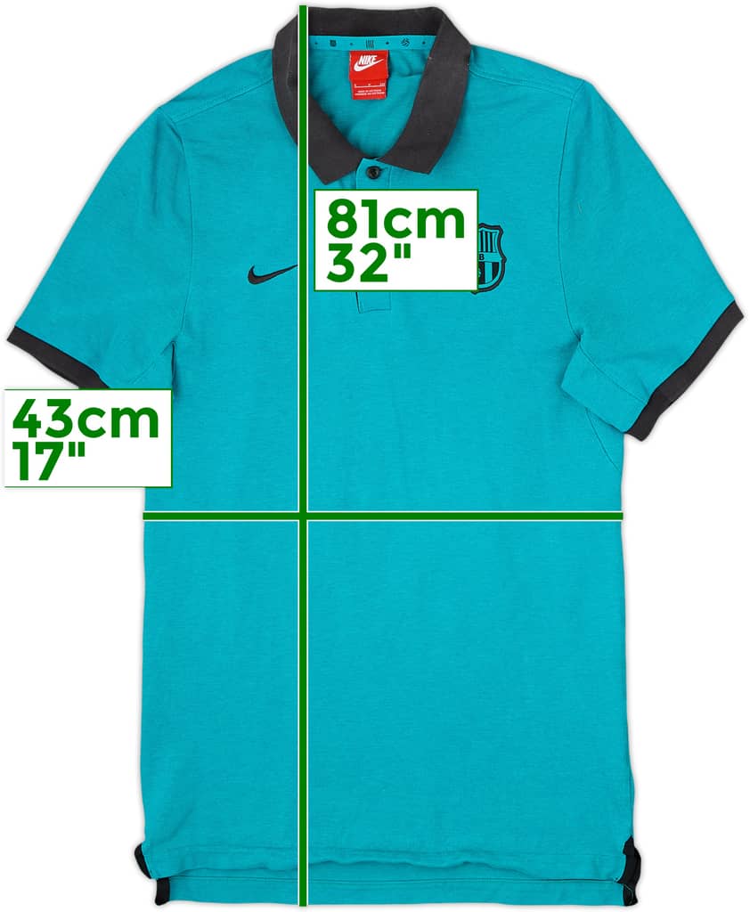 2016-17 Barcelona Nike Polo Shirt - 6/10 - (S)