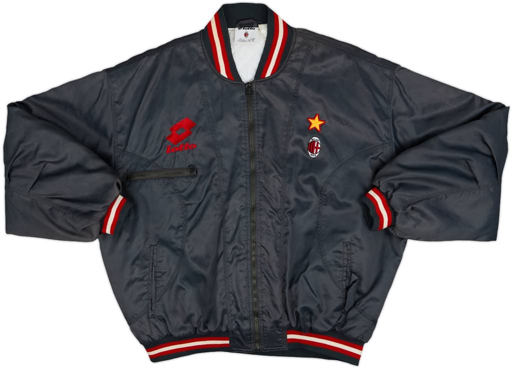 1995-96 AC Milan Lotto Padded Bomber Jacket - 9/10 - (XL)