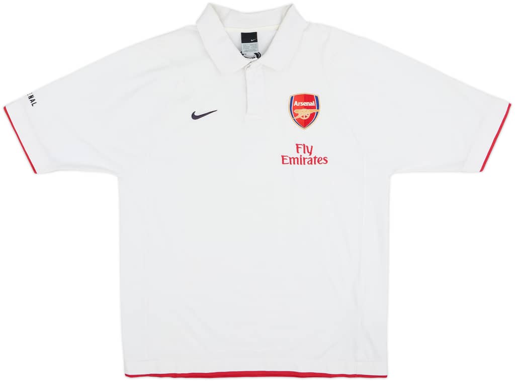 2006-07 Arsenal Nike Polo Shirt - 8/10 - (L)