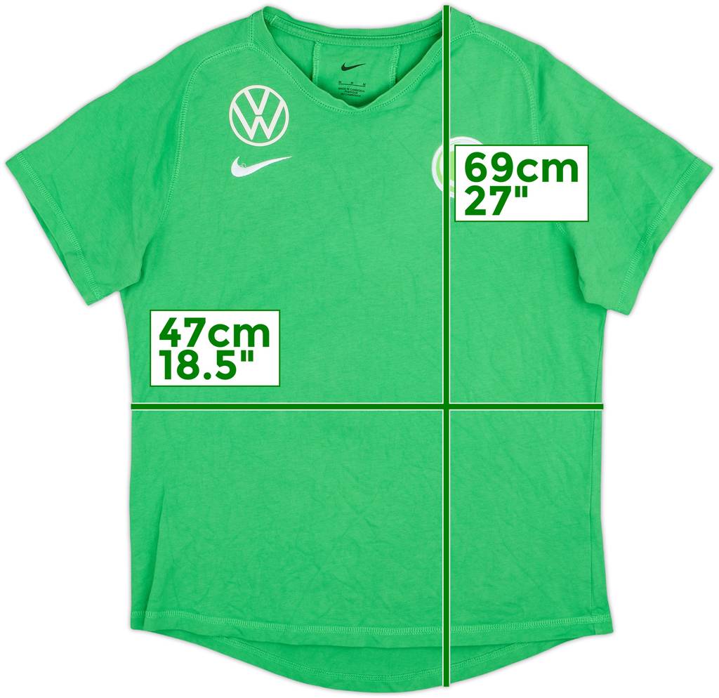 2022-23 Wolfsburg Nike Cotton Tee - 10/10 - (Women's M)
