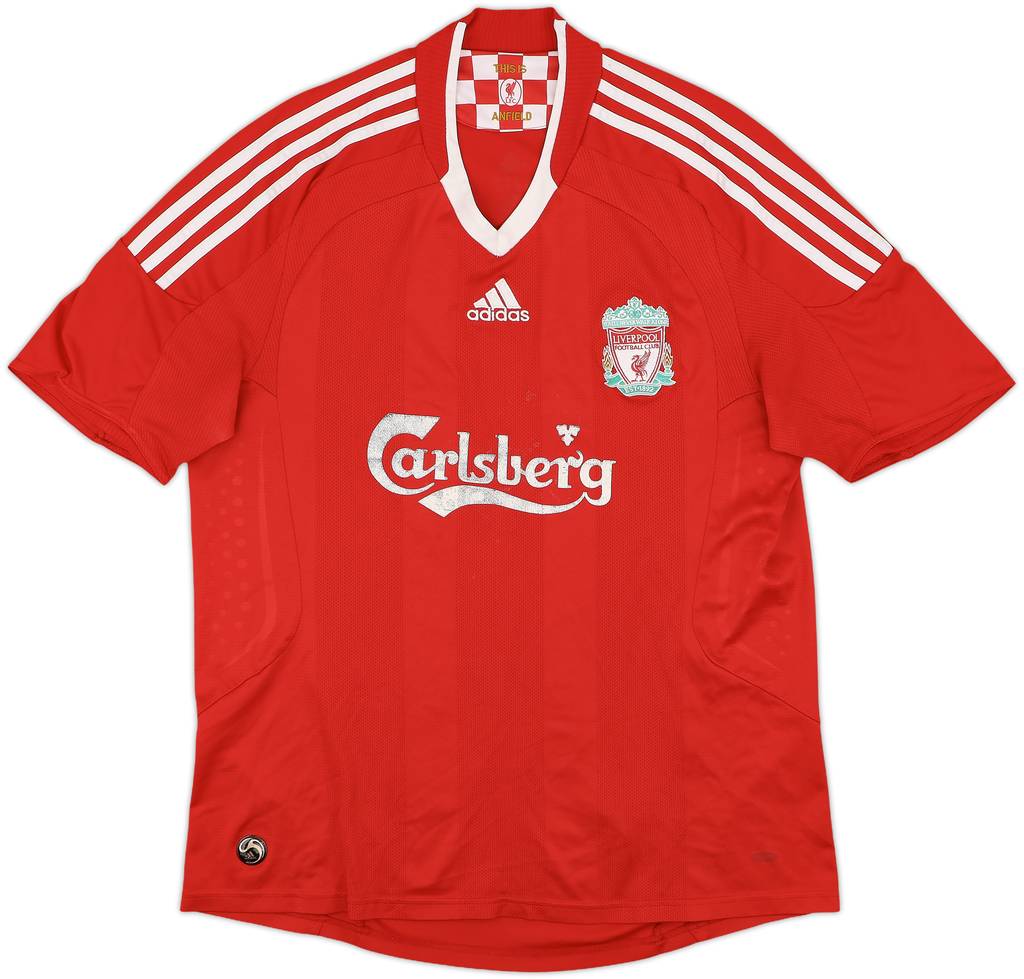 2008-10 Liverpool Home Shirt - 5/10 - (L)