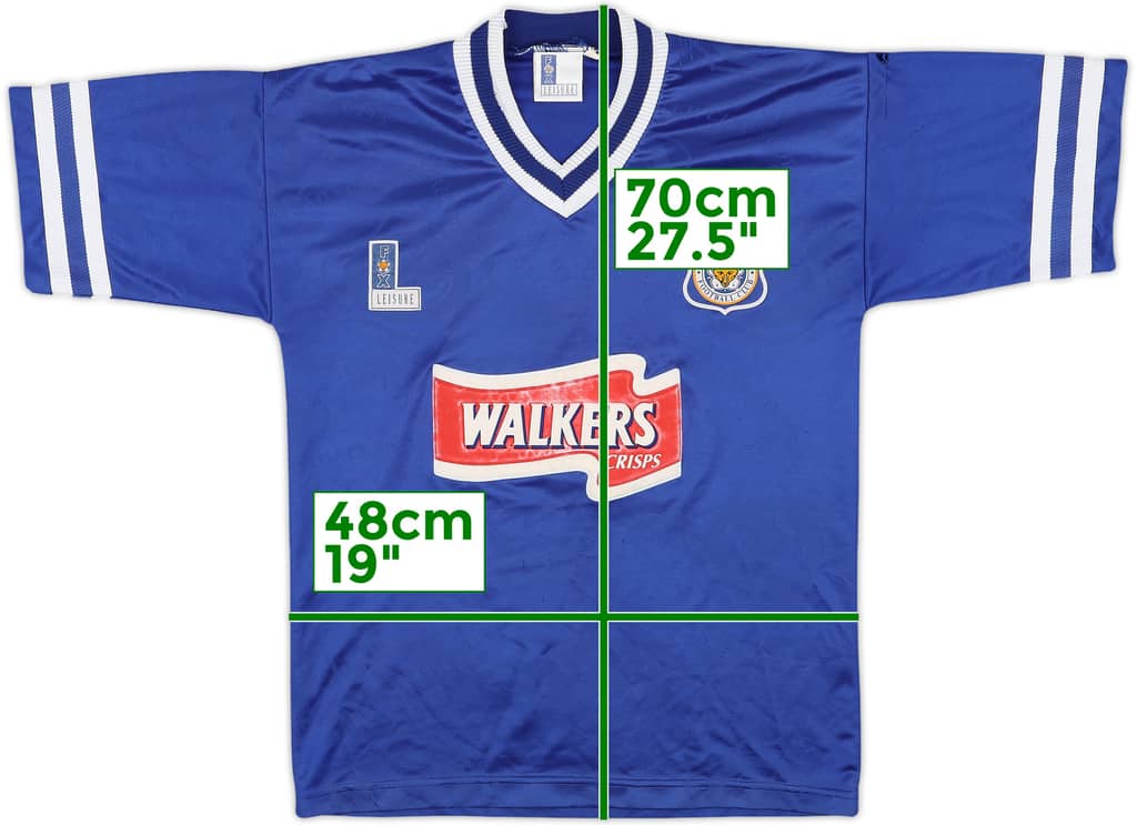 1996-98 Leicester Home Shirt - 6/10 - (S)