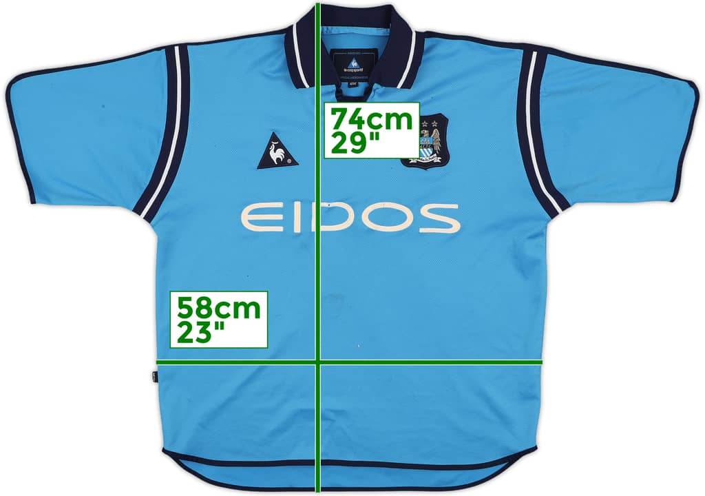 2001-02 Manchester City Home Shirt - 6/10 - (L)