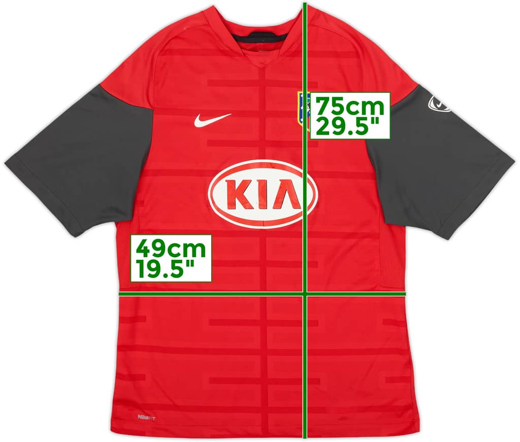 2009-10 Atletico Madrid Nike Training Shirt - 7/10 - (M)