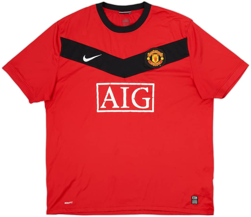 2009-10 Manchester United Home Shirt - 5/10 - (XXL)