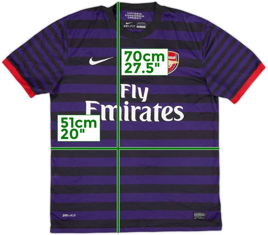 2012-13 Arsenal Away Shirt - 5/10 - (M)