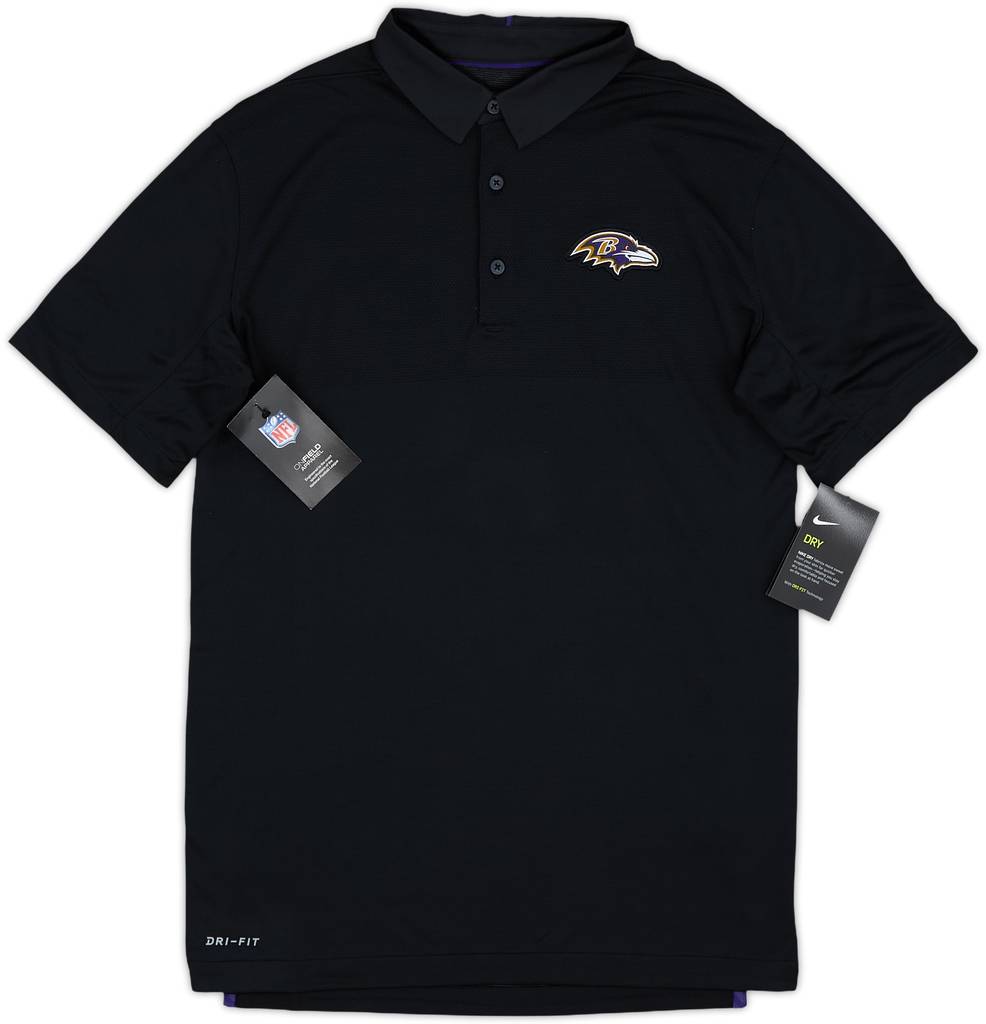 2017 Baltimore Ravens Nike Sideline Coaches Polo Shirt (S)