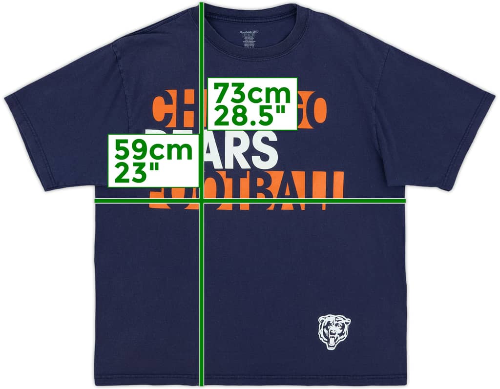 2005-06 Chicago Bears Reebok Tee - 6/10 - (L)