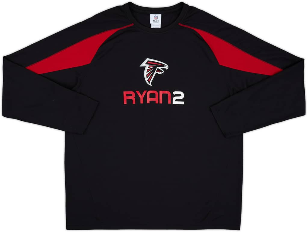 2009 Atlanta Falcons Ryan #2 NFL L/S Training Tee - 9/10 - (XL)