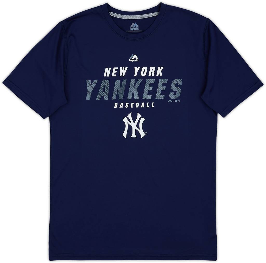 2014 New York Yankees Majestic Training Tee - 7/10 - (XL.Boys)