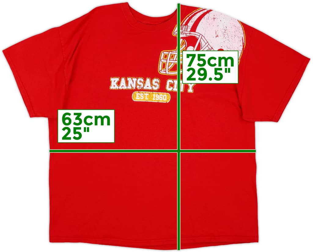 2000s Kansas City Chiefs Graphic Tee - 8/10 - (XXL)