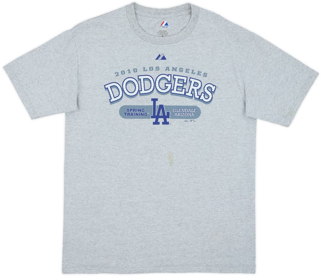 2010 LA Dodgers Spring Training Majestic Tee - 6/10 - (M)