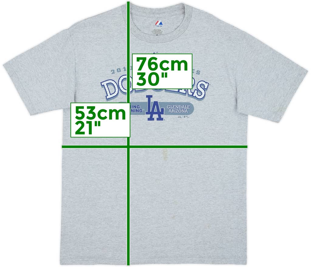 2010 LA Dodgers Spring Training Majestic Tee - 6/10 - (M)