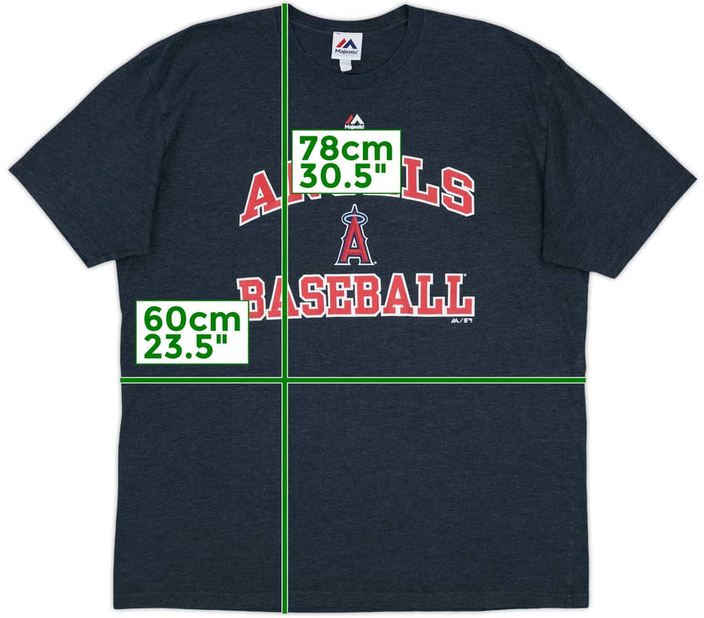 2010 LA Angels Majestic Tee - 7/10 - (XL)
