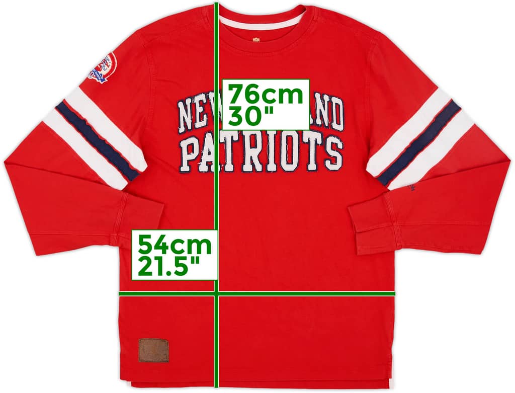 2009 New England Patriots Reebok Vintage L/S Tee - 9/10 - (M)