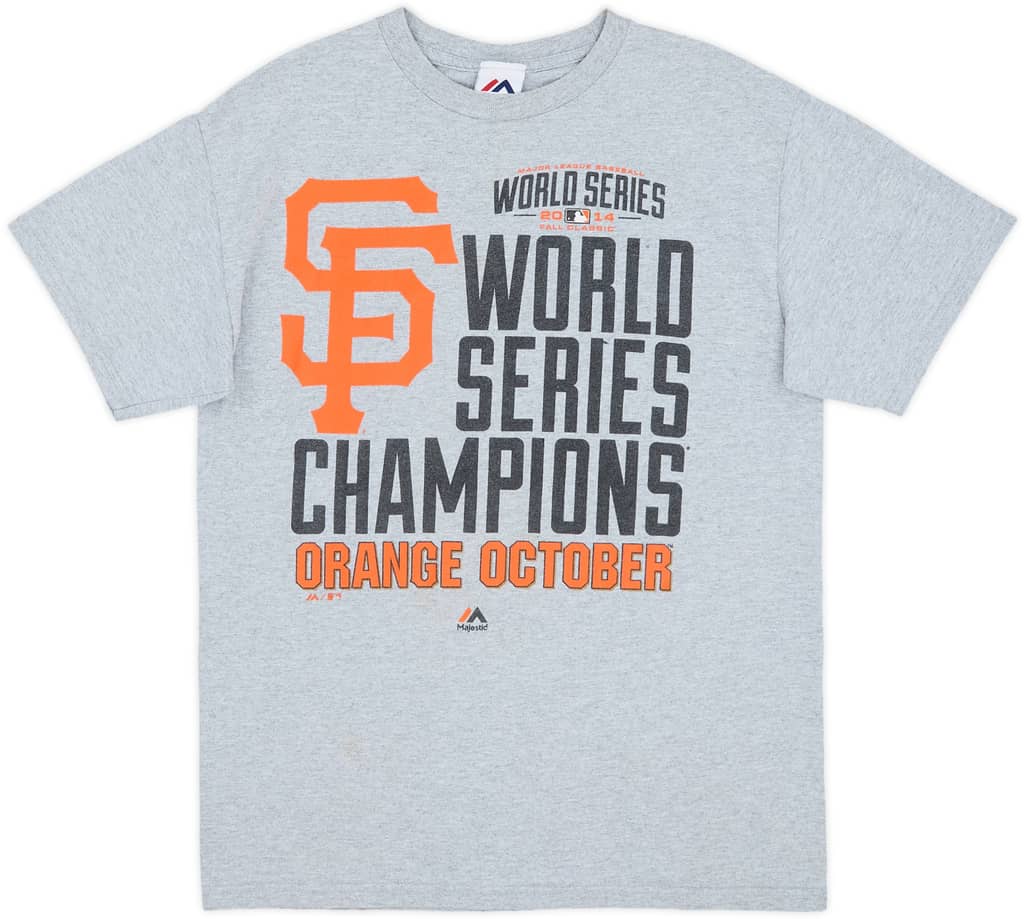 2014 San Francisco Giants World Series Champions Majestic Tee - 7/10 - (M)