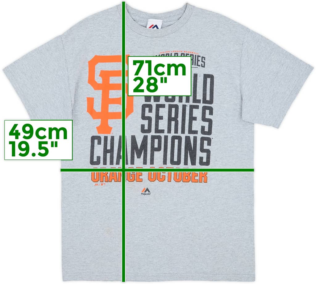 2014 San Francisco Giants World Series Champions Majestic Tee - 7/10 - (M)