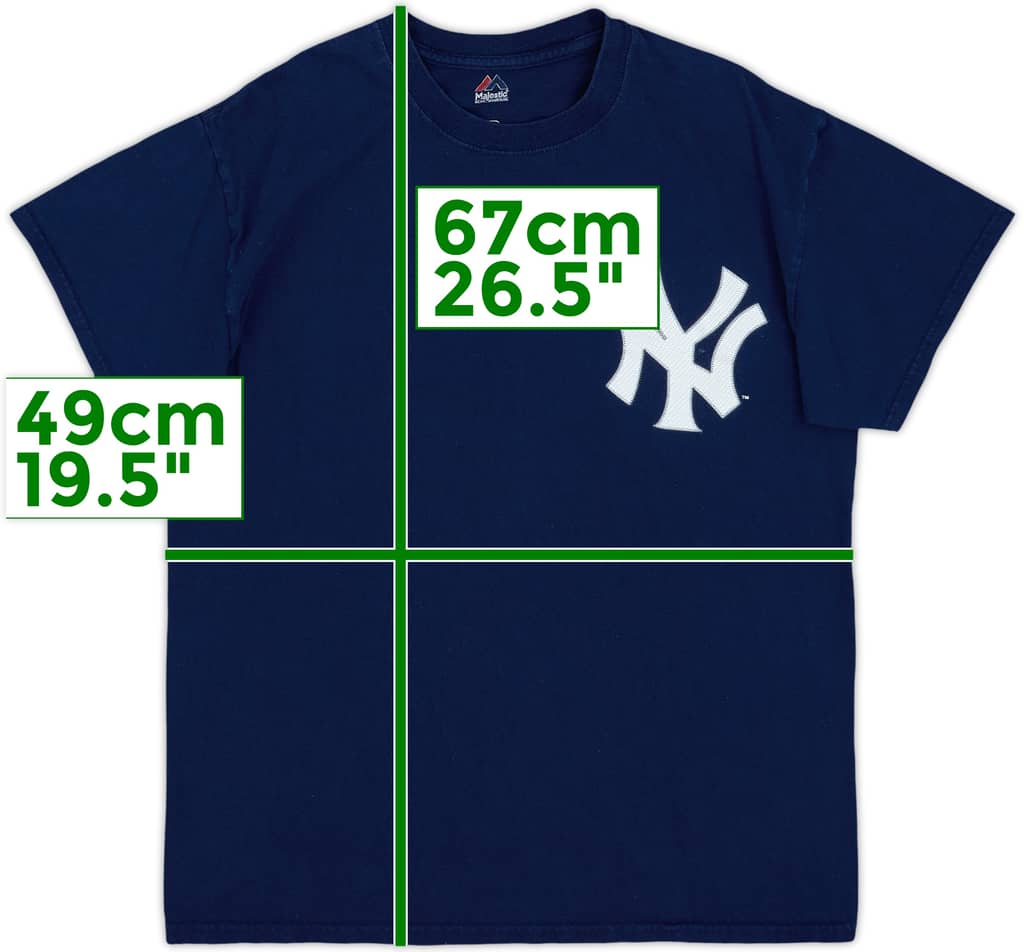 2010 New York Yankees Majestic Tee - 7/10 - (M)