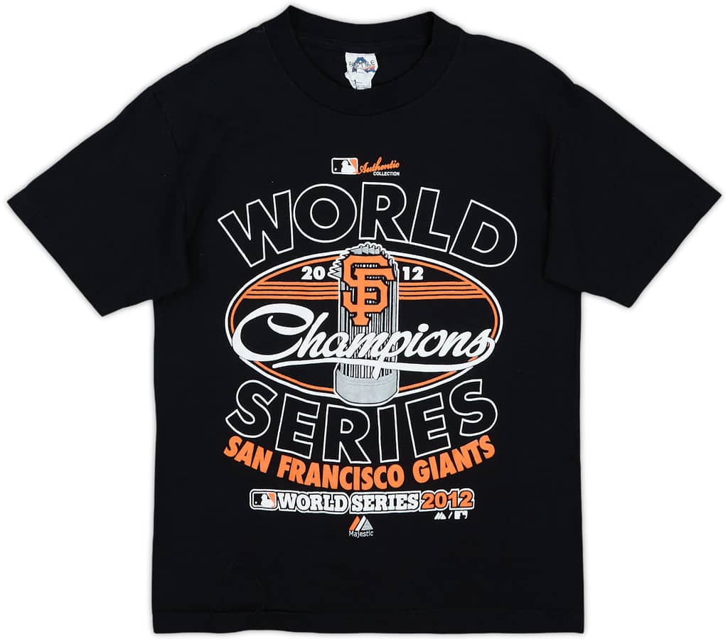 2012 San Francisco Giants World Series Champions Majestic Tee - 8/10 - (S)