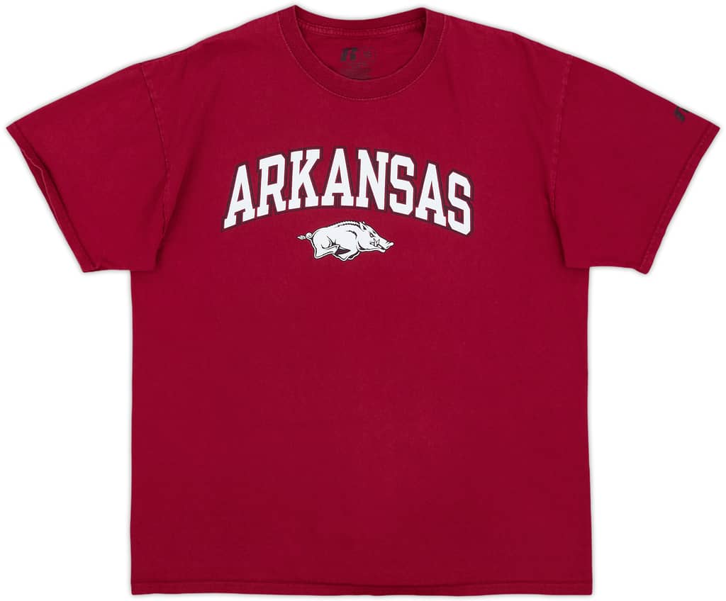 2010 Arkansas Razorbacks Russell Tee - 7/10 - (L)