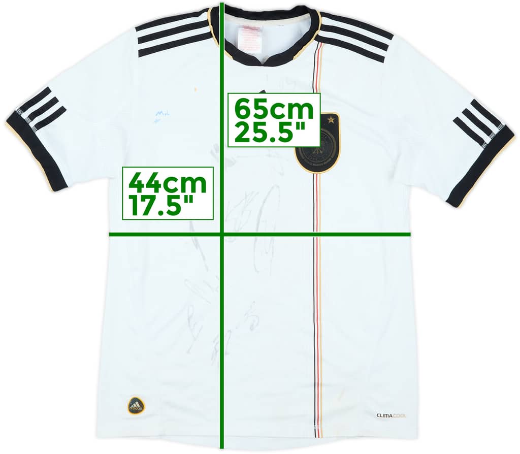 2010-11 Germany Signed Home Shirt - 4/10 - (XL.Boys)